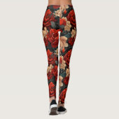 #7 Bloemen patroon Leggings (Achterkant)