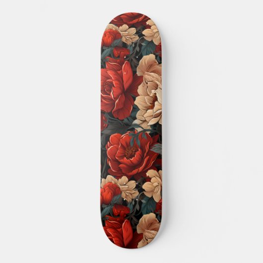 #7 Bloemen Patroon Skateboard (Voorkant)
