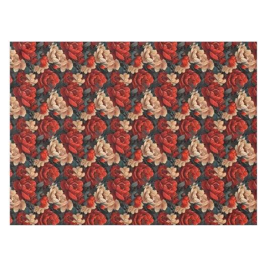 #7 Bloemen patroon Tafelkleed (Voorkant (Horizontaal))