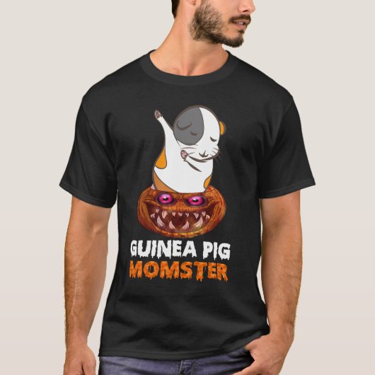 7 Cavia Moeder Monster Halloween T-shirt (Voorkant)