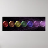 7 Chakra Banner Sign Poster (Voorkant)