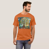7 Chakra Bloeiende Boom Des Levens T-shirt (Voorkant volledig)