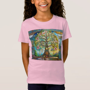 7 Chakra Bloeiende Boom Des Levens T-shirt