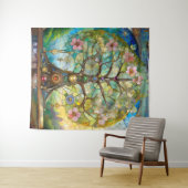 7 Chakra Bloeiende Boom Des Levens Wandkleed (In Situ (horizontaal))