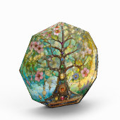 7 Chakra bloeiende levensboom Fotoblokken (Links)