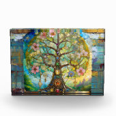 7 Chakra bloeiende levensboom Fotoblokken (Voorkant)