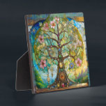 7 Chakra bloeiende levensboom Fotoplaat<br><div class="desc">U bekijkt The Lee Hiller Photography Art and Design Collectie of Home and Kantoor Decor,  Apparel,  Gifts and Collectibles. De Design zijn onder andere Lee Hiller Photography en Mixed Media Digital Art Collectie http://LeeHiller.com</div>