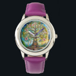 7 Chakra bloeiende levensboom Horloge<br><div class="desc">U bekijkt The Lee Hiller Photography Art and Design Collectie of Home and Kantoor Decor,  Apparel,  Gifts and Collectibles. De Design zijn onder andere Lee Hiller Photography en Mixed Media Digital Art Collectie http://LeeHiller.com</div>