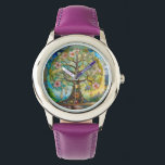 7 Chakra bloeiende levensboom Horloge<br><div class="desc">U bekijkt The Lee Hiller Photography Art and Design Collectie of Home and Kantoor Decor, Apparel, Gifts and Collectibles. De Design zijn onder andere Lee Hiller Photography en Mixed Media Digital Art Collectie http://LeeHiller.com</div>