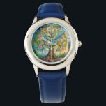 7 Chakra bloeiende levensboom Horloge<br><div class="desc">U bekijkt The Lee Hiller Photography Art and Design Collectie of Home and Kantoor Decor,  Apparel,  Gifts and Collectibles. De Design zijn onder andere Lee Hiller Photography en Mixed Media Digital Art Collectie http://LeeHiller.com</div>