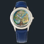 7 Chakra bloeiende levensboom Horloge<br><div class="desc">U bekijkt The Lee Hiller Photography Art and Design Collectie of Home and Kantoor Decor, Apparel, Gifts and Collectibles. De Design zijn onder andere Lee Hiller Photography en Mixed Media Digital Art Collectie http://LeeHiller.com</div>