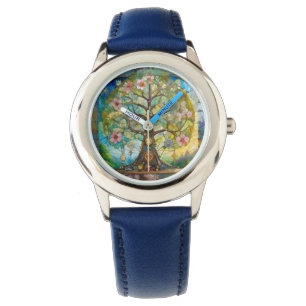 7 Chakra bloeiende levensboom Horloge