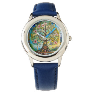 7 Chakra bloeiende levensboom Horloge