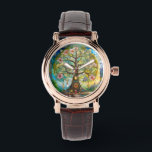 7 Chakra bloeiende levensboom Horloge<br><div class="desc">U bekijkt The Lee Hiller Photography Art and Design Collectie of Home and Kantoor Decor,  Apparel,  Gifts and Collectibles. De Design zijn onder andere Lee Hiller Photography en Mixed Media Digital Art Collectie http://LeeHiller.com</div>