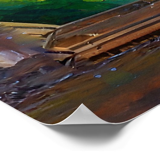 7 Chakra bloeiende levensboom Poster (Hoek)