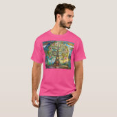 7 Chakra bloeiende levensboom T-shirt (Voorkant volledig)