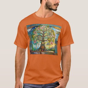 7 Chakra bloeiende levensboom T-shirt