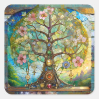 7 Chakra bloeiende levensboom