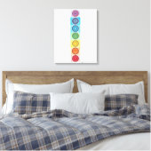 7 Chakra Canvas Afdrukken (Insitu (Slaapkamer))