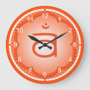 7 Chakra Clocks Grote Klok