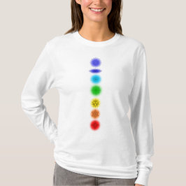7 Chakra Comfortabele Yoga T-shirt