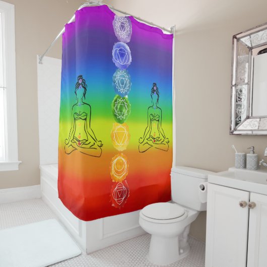 7 Chakra Douchegordijn (In situ)