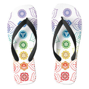 7 Chakra FlipFlops Teenslippers