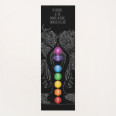 7 Chakra Lady Tree - 11blwo Yogamat (Voorkant)