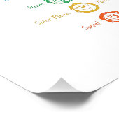 7 Chakra Symbol Poster (Hoek)