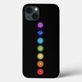 7 Chakra symbolen | Black Case-Mate iPhone Case