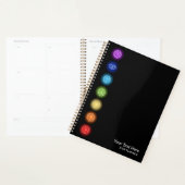 7 Chakra symbolen | Black Planner (Display)