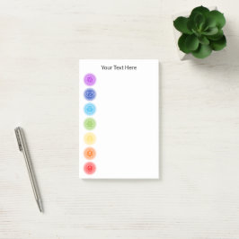 7 Chakra Symbolen Post-it® Notes