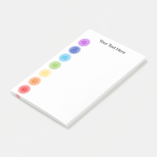 7 Chakra Symbolen Post-it® Notes (Schuin)