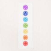 7 Chakra Symbolen Yogamat (Voorkant)