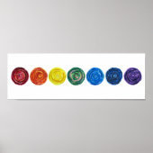 7 Chakras #1 Clearing Artwork Poster (Voorkant)