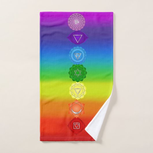 7 Chakras Bad Handdoek (Handdoek)
