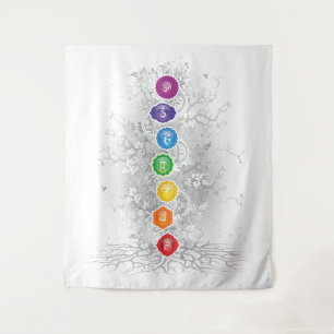 7 Chakra's Boom Tapestry - 26 Wandkleed
