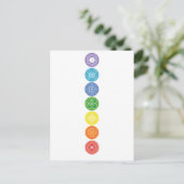 7 Chakras Briefkaart (Staand voorkant)