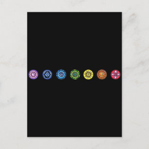 7 Chakras Briefkaart