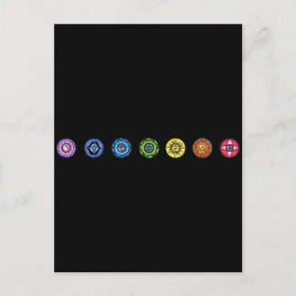 7 Chakras Briefkaart