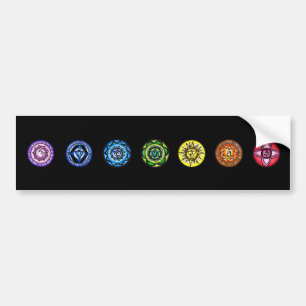 7 Chakras Bumpersticker