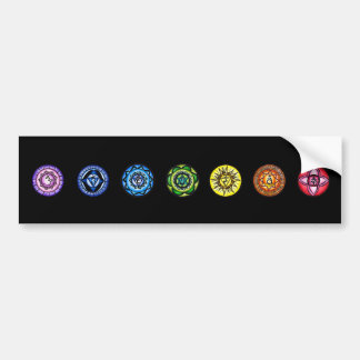 7 Chakras Bumpersticker