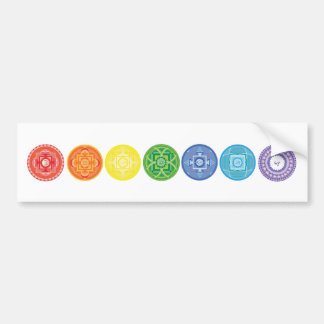 7 Chakras Bumpersticker