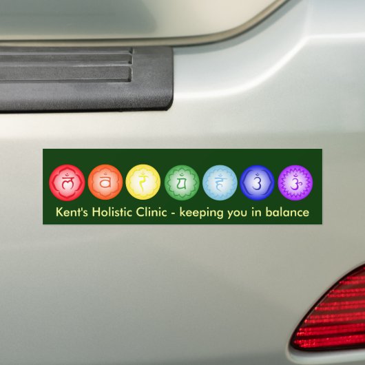 7 Chakras Bumpersticker (Op auto)
