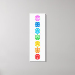 7 Chakras Canvas Afdrukken