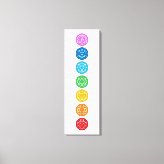 7 Chakras Canvas Afdrukken (Voorkant)