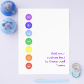 7 Chakras in een Line Flyer (Enkel)