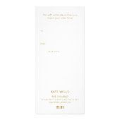 7 Chakras Kundalini Healer Gift Certificate Reclamekaart (Achterkant)