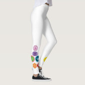 7 Chakras Kundalini Yoga Chakra Leggings, M Leggings (Rechts)
