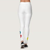 7 Chakras Kundalini Yoga Chakra Leggings, M Leggings (Achterkant)